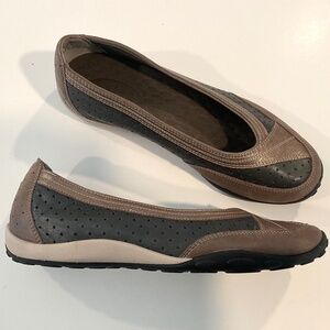 PRIVO By CLARKS Brown Leather Slip On Brown / Bronze Leather Size 8.5 W